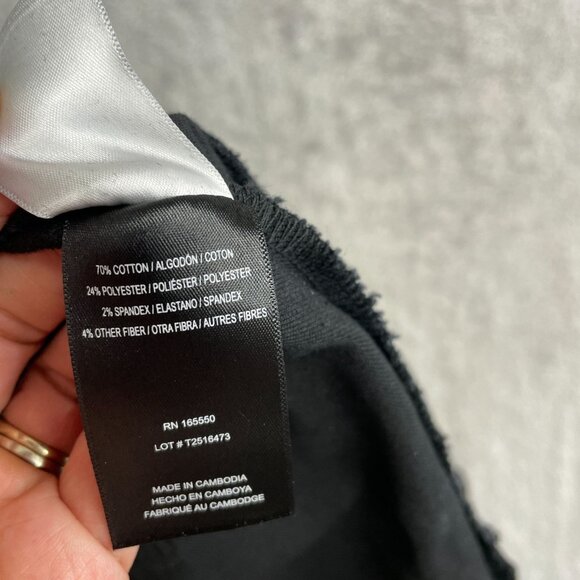 32 Degrees Women's Size M Black Mid-Rise Straight Leg Stretch Jean Pull on N0159 - Picture 11 of 13